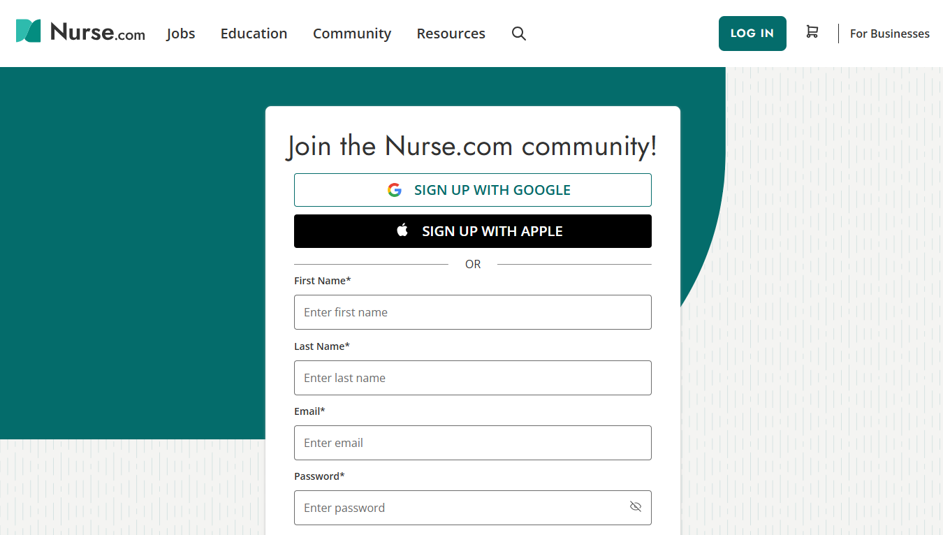 Logging Into Nurse.com